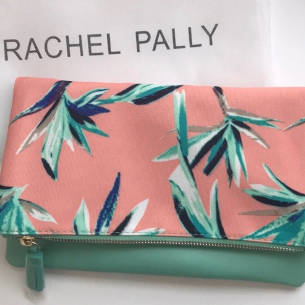 NWOT Rachel Pally reversible clutch fab fit fun